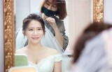 甜美主播婚纱高清图片，展现浪漫唯美瞬间