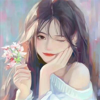 可爱的糖心主播女主播头像，萌趣十足，适合社交平台使用。