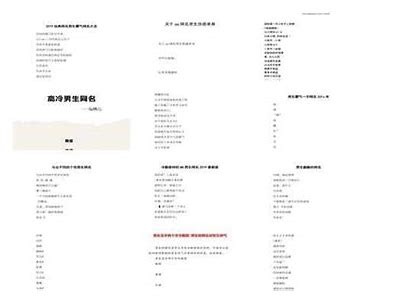 霸气男主播网名推荐,尽显个性与魅力的选择大全